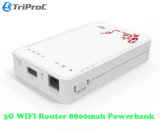 8800mAh Portable 3G WiFi Hotspot Router Power Bank (Q5)