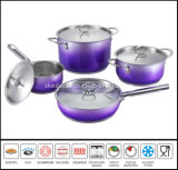 8PCS Colour Steel Cookware Set