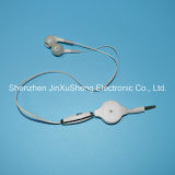 Mobile Phone Earphone with Retractable Cable for Gift