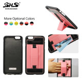 PU Mobile Phone Cover with Card Slot and Holder