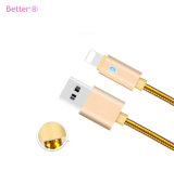 Light USB Cable, Built-in LED in Lightning Connector Heavy Duty Charge Sync Cable