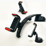 New Launched 360 Degree Rotating Adjustable Clamp Mobile Phone Multifunction 3 in 1 Car Holder
