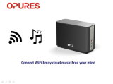 OPURES Quality Wireless WiFi Multiroom Subwoofer Home Music PA Speaker
