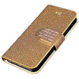 Bling Flip Wallet Leather Card Case Cover for iPhone 5