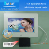 Super Slim 7 Inch Digital Photo Frame with Infrared Barcode Reader (MW-0772DPF)