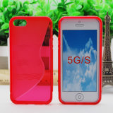 Soft S Line TPU Mobile Phone Case for iPhone5/S