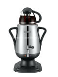 3.2L Stainless Steel Samovar (with porcelain/glass teapot) [T18d]