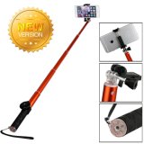 Wired Selfie Stick Handheld Monopod Built-in Shutter Extendable with Fold Holder
