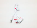 Made in China New Design 4 in 1 USB Charging Cable Mobile Phone Charger Adapter Cable