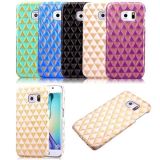 Hard Back 3D PU Cell Phone Case Cover for Samsung