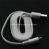 USB2.0 Flat Mobile Phone Cell Phone Cable for iPhone (JHU230)