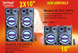 Double 10 Inch Strong Power Stage Professional Speaker for DJ E330