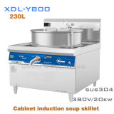 380V/20kw 230L Electric Commercial Induction Tilting Soup Cooker