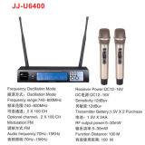 Professional UHF Double Channel Wireless Microphone Jj-U6400