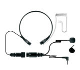 Electret Microphone Acoustic Tube Ear/Microphone for Two-Way Radio Tc-314-1