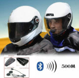 500m Full Duplex Waterproof Bluetooth Mobile Headset for 2 Riders