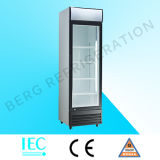 Commercial Upright Display Cooler Glass Door Refrigerator