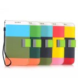 Colorful Leather Cover for Samsung Galaxy S6 Protective Case with Wallet Stand Case (S6-009)