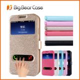 Silk Texture Leather Flip Cover for Samsung Galaxy S4 I9500