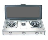 Triple Gas Burner Stove Cooktop - Stainless Steel (GS-03PC)