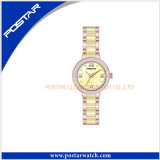 Light Yellow Wrist Watch, Women Ceramic Watch