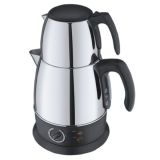 Automatic Keep Warm Electric Tea Maker with 0.7L Tea Pot and 1.8L Electric Kettle