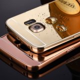 2016 Latest Luxury Aluminum Metal Bumper Mirror Case for Samsung Galaxy S6 Edge Galaxy S7 Edge