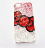 Inlaid Rhinestone Bowknot for iPhone Cover (MB1050)