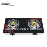 2016 Famous Double Burner Glass Top Gas Stove