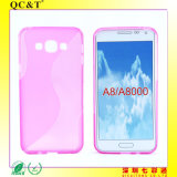 Mobile Phone TPU S Line Case for Samsung A8/A8000