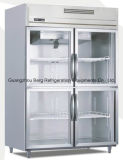 Glass Door Stainless Steel Refrigerator with Ce for Beer