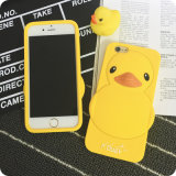 Factory Price Soft Cartoon Silicone Bumper Cell/Mobile Phone Case for iPhone 4 / 5 / 6