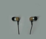 New Style Stereo Wooden Wired Earphone