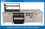 Stainless Steel Work Counter with Ice Maker