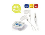 PVC Crystal Case Earphone with Your Logo on It