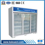 Best Price Commercial Upright Refrigerator with Self-Closing Glass Door