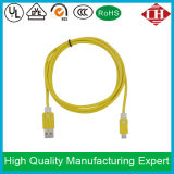 Hot Sale Yellow Color Micro USB Cable for Mobile Phone