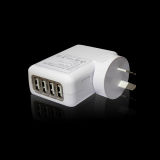 4 Port USB Charger Mobile Phone Wall Charger for US EU Aus UK