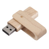 Swivel Wooden USB Flash Drive (USB 2.0)
