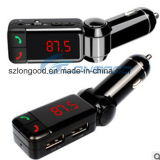 Car Kit MP3 Music Player Wireless Bluetooth FM Transmitter Radio with 2 USB Port