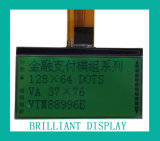 Stn Yellow-Green 130 X 64 Dots Matrix Cog LCD Module Display with RoHS Certification (VTM88996B00)