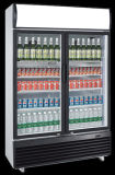 800 Liter Upright Showcase Display Refrigerator with Hinge Doors (LG-800F)