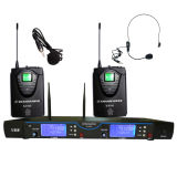 UHF100CHX2 Adjustable Wireless Waist Hang Microphone