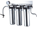 Stainless Steel Water Filter with Pressure Guage (RY-SS-6)
