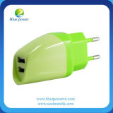 5V2a Double USB QC 2.0 Travel Charger for Tablet, Mobile Phone