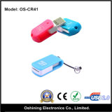 Mini Rotating Micro TF/SD Card Reader (OS-CR41)