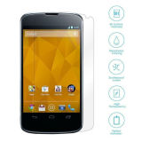9h 2.5D 0.33mm Rounded Edge Tempered Glass Screen Protector for Google Nexus 4