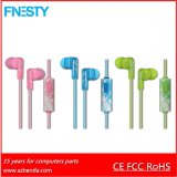 2016 New Fashion Simple Plastic Wired Earphone