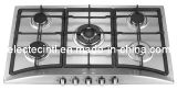 Gas Hob with 5 Burners and Stainless Steel Panel, Cast Iron Pan Support and Flame Failure Device for Choice (GH-S965C-2)