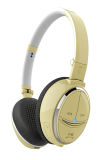 Gold Color Foldable and Adjustable Bluetooth Headsets